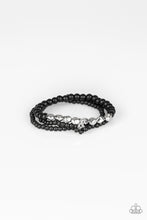 Load image into Gallery viewer, Paparazzi Tour de Tranquility - Black Bracelet
