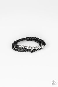 Paparazzi Tour de Tranquility - Black Bracelet