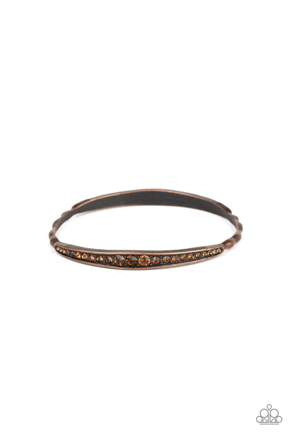 Paparazzi Just SPARKLE And Wave - Copper Bracelet