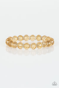 Paparazzi Crystal Candelabras - Gold Bracelet