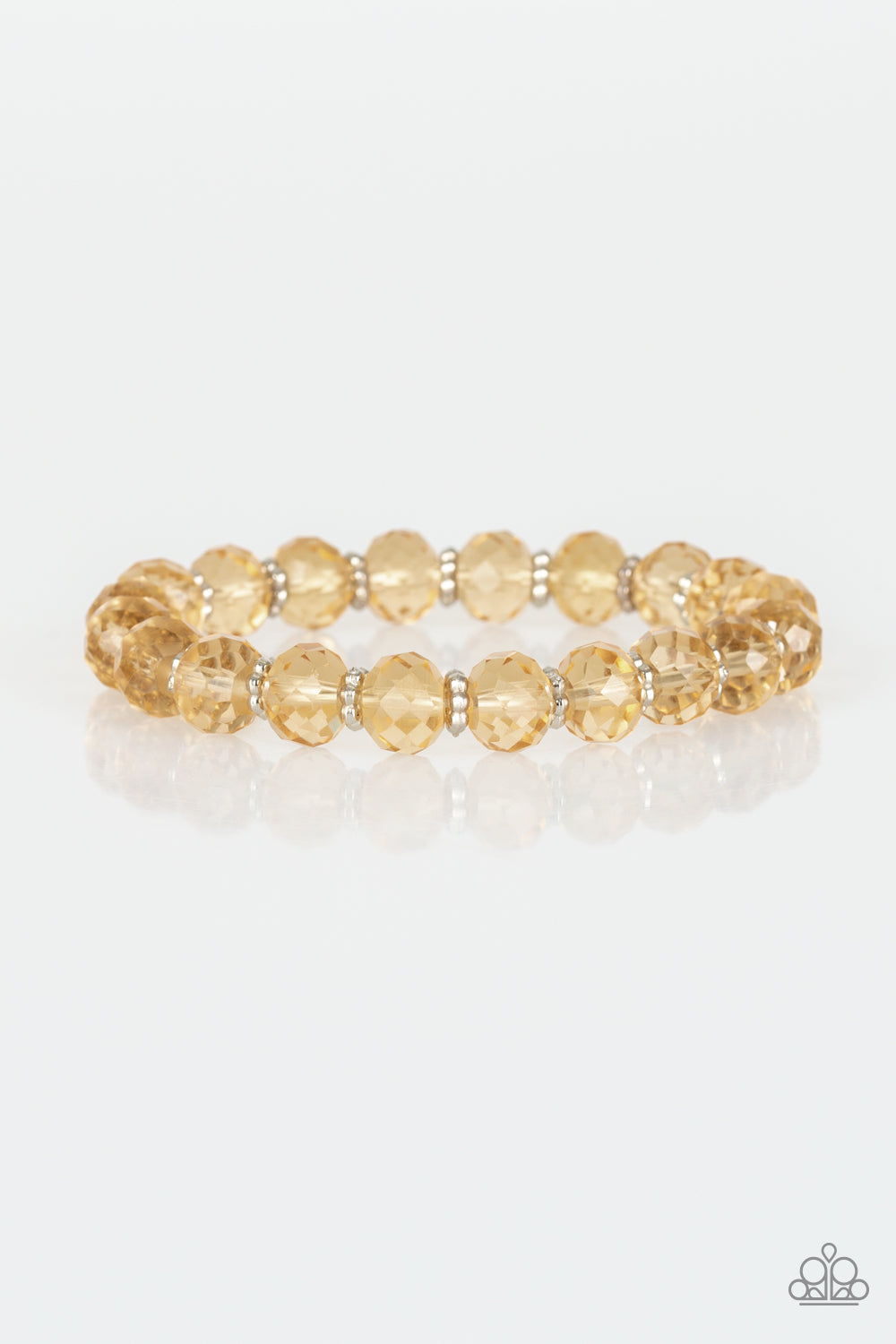Paparazzi Crystal Candelabras - Gold Bracelet