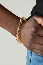 Load image into Gallery viewer, Paparazzi Crystal Candelabras - Gold Bracelet
