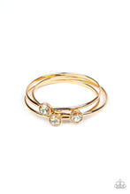 Load image into Gallery viewer, Paparazzi Be All You Can BEDAZZLE - Gold Bracelet
