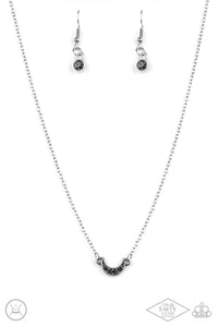Paparazzi Promise The Moon - Silver Necklace