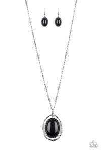 Paparazzi Harbor Harmony - Black Necklace