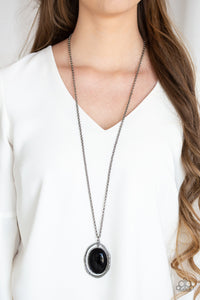 Paparazzi Harbor Harmony - Black Necklace