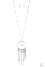 Load image into Gallery viewer, Paparazzi Out Of Bounds Shimmer - Blue Necklace
