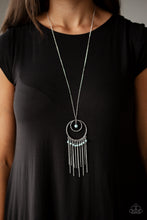 Load image into Gallery viewer, Paparazzi Out Of Bounds Shimmer - Blue Necklace
