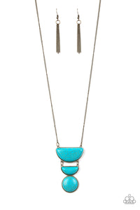 Paparazzi Desert Mason - Brass Necklace