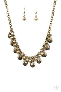 Paparazzi Stage Stunner - Brass Necklace