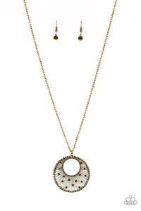 Paparazzi Urban Illumination - Brass Necklace