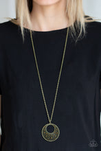 Load image into Gallery viewer, Paparazzi Urban Illumination - Brass Necklace
