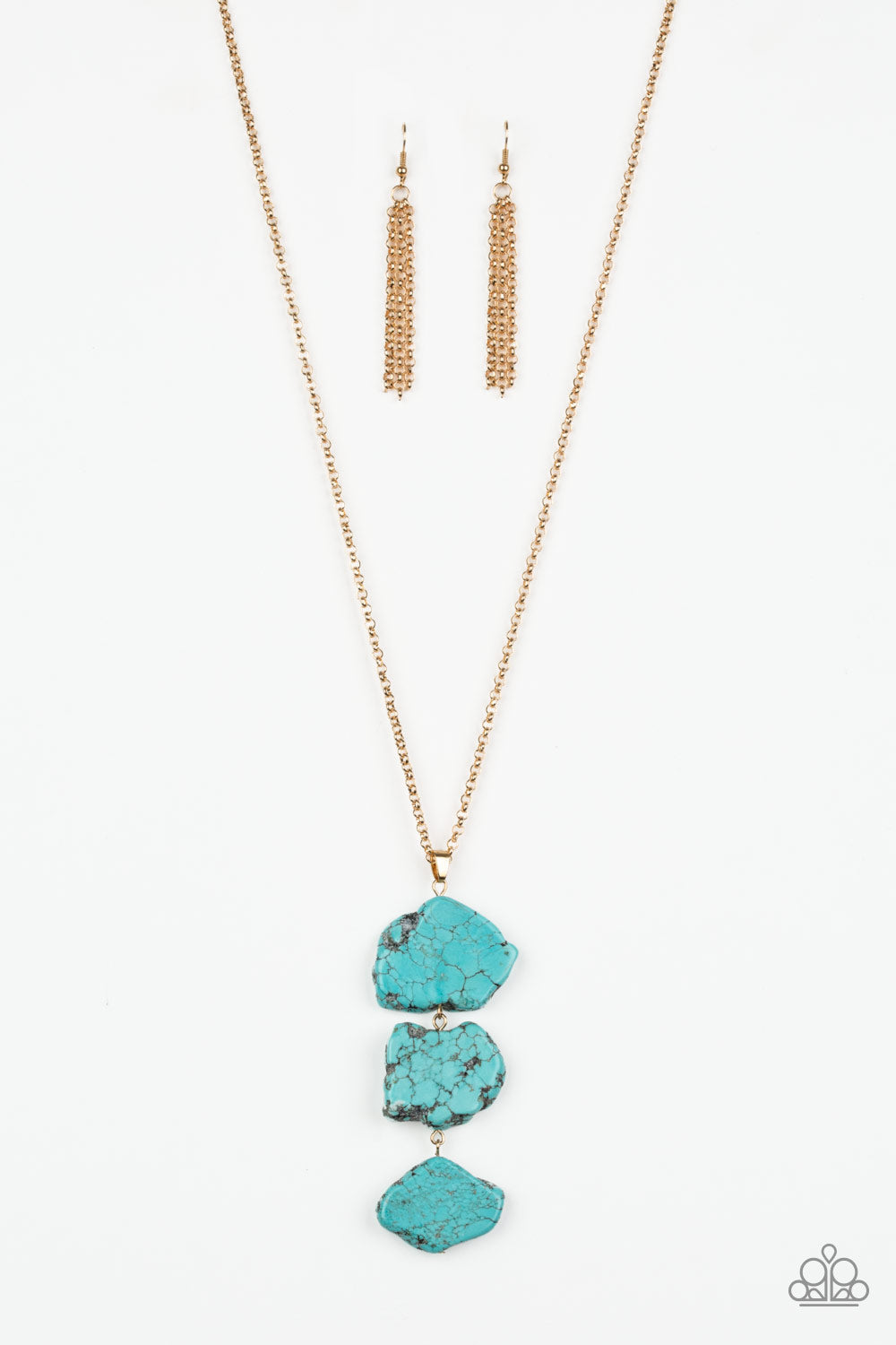 Paparazzi On The ROAM Again - Gold Necklace