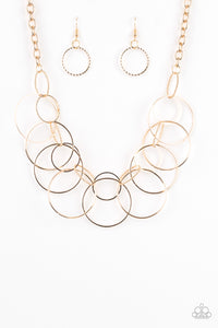 Paparazzi Circa de Couture - Gold Necklace