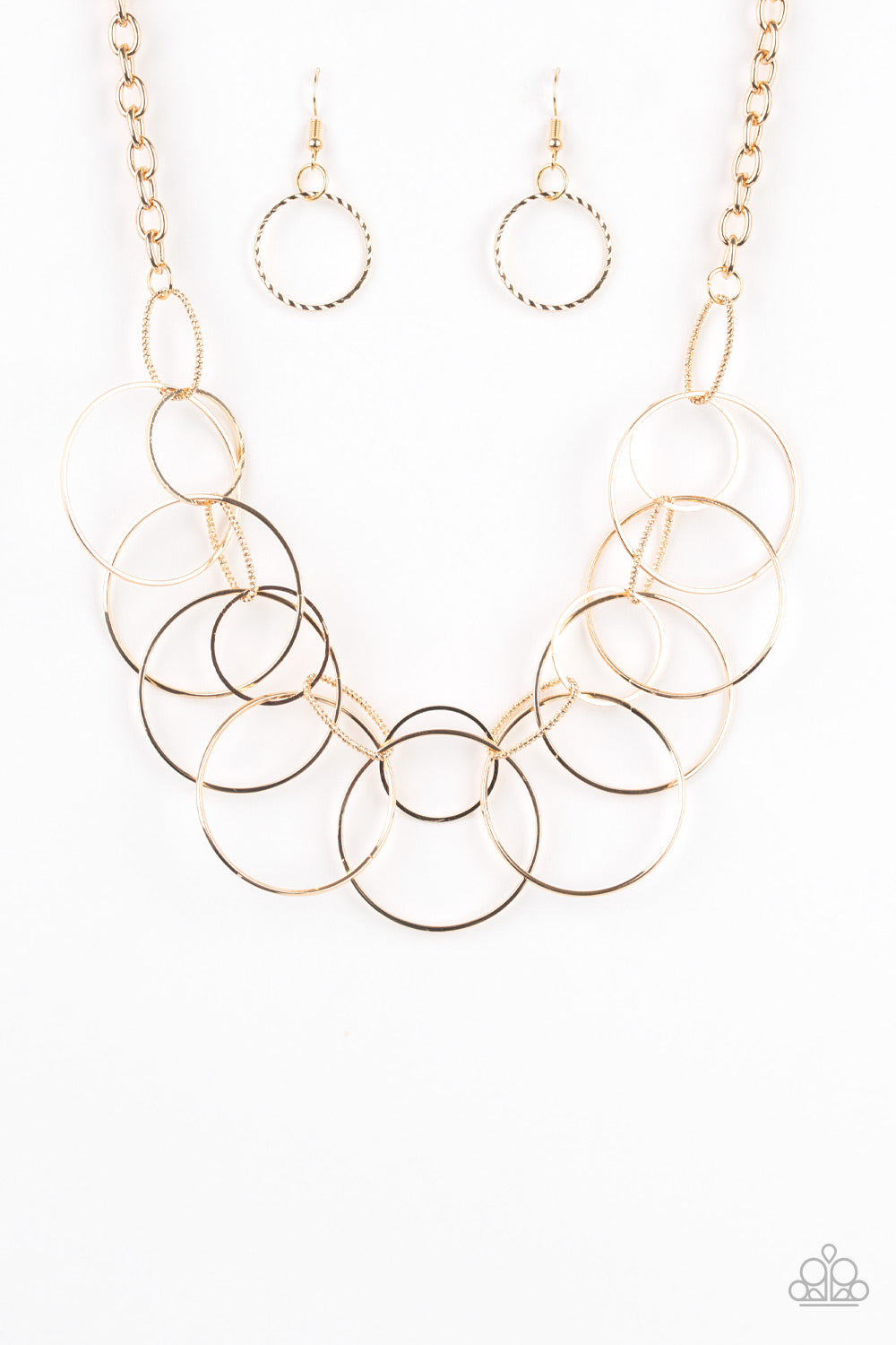 Paparazzi Circa de Couture - Gold Necklace