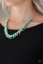Load image into Gallery viewer, Paparazzi BRAGs To Riches - Green Necklace
