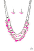 Load image into Gallery viewer, Paparazzi Pebble Pioneer - Pink Necklace
