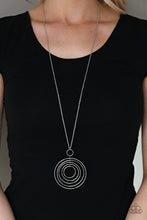 Load image into Gallery viewer, Paparazzi Running Circles In My Mind - Silver Necklace
