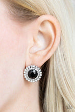 Load image into Gallery viewer, Paparazzi My Second Castle - Black Earring
