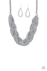 Paparazzi The Great Outback - Silver Necklace