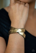 Load image into Gallery viewer, Paparazzi Under The SEQUINS - Gold Bracelet
