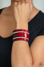 Load image into Gallery viewer, Paparazzi MERMAID Service - Red Bracelet
