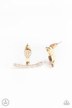 Load image into Gallery viewer, Paparazzi Glowing Glimmer - Gold Earrings
