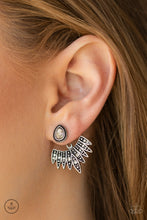 Load image into Gallery viewer, Paparazzi Wing Fling - White Earring
