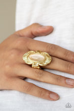 Load image into Gallery viewer, Paparazzi Oceanside Oracle - Gold Ring
