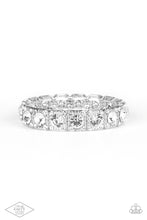 Load image into Gallery viewer, Paparazzi Blinged Out - White Bracelet
