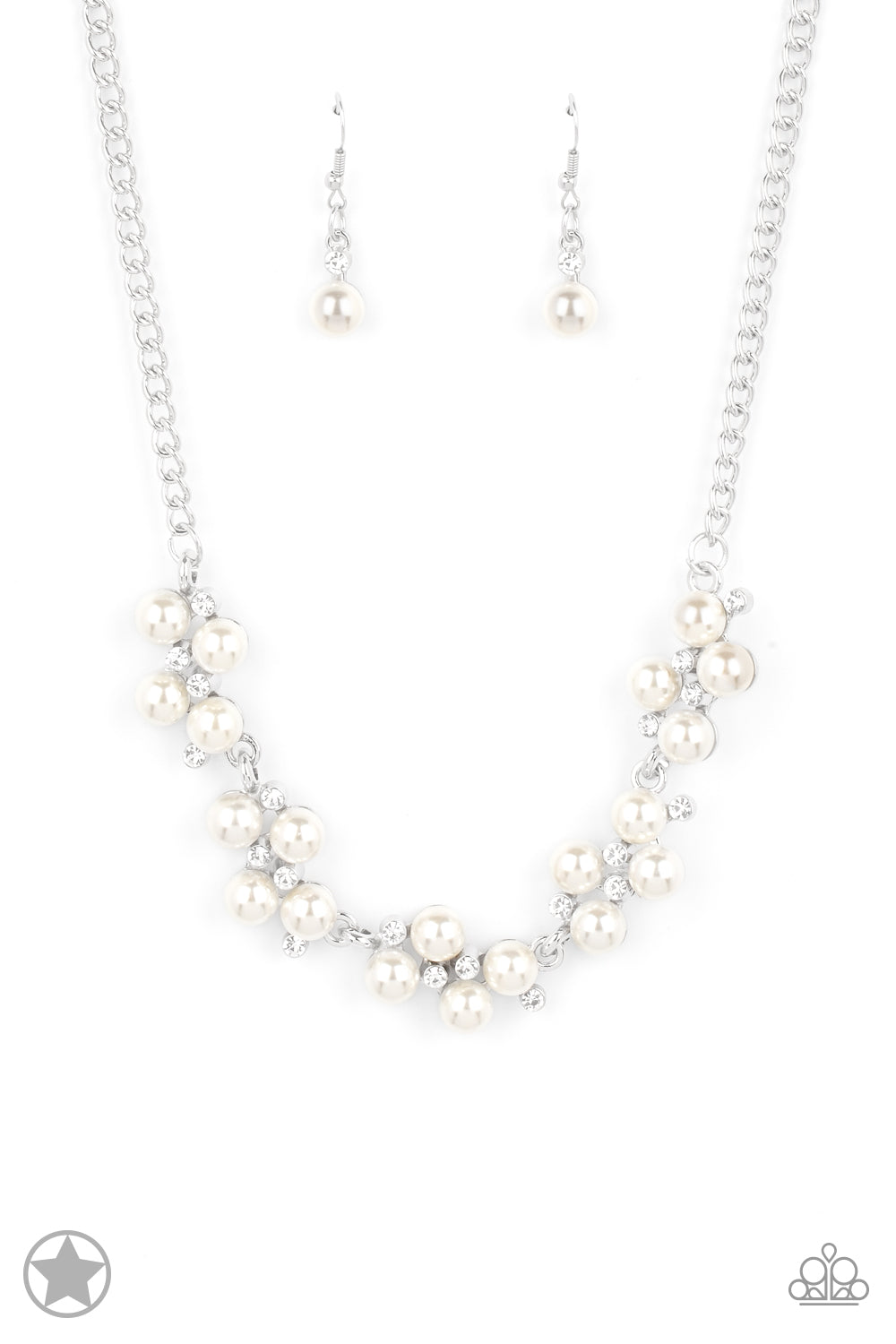 Paparazzi Love Story - White Necklace