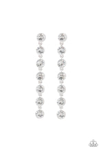 Load image into Gallery viewer, Paparazzi Dazzling Debonair - White Earrings
