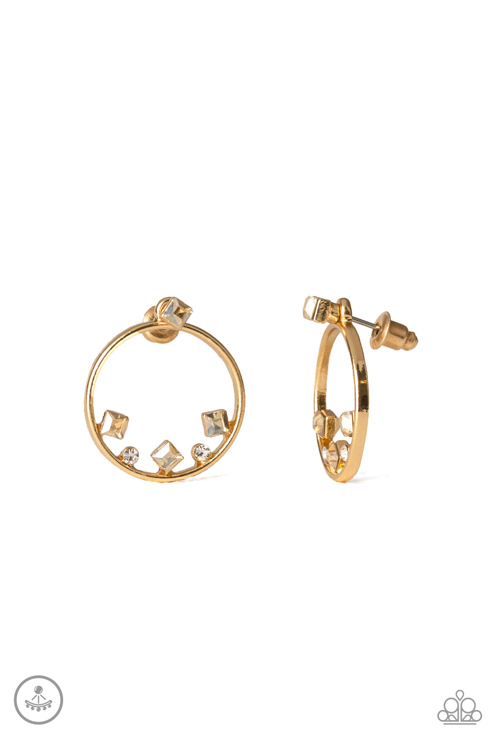 Paparazzi Top-Notch Twinkle - Gold Earrings