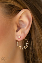 Load image into Gallery viewer, Paparazzi Top-Notch Twinkle - Gold Earrings
