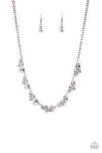 Paparazzi Social Luster - White Necklace