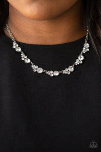 Paparazzi Social Luster - White Necklace