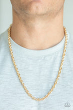 Load image into Gallery viewer, Paparazzi Lightweight Division - Gold Necklace

