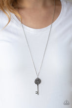 Load image into Gallery viewer, Paparazzi Key Keepsake - Silver Necklace
