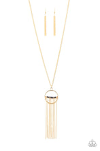 Load image into Gallery viewer, Paparazzi Terra Tassel - Gold Necklace
