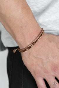 Paparazzi AWOL - Copper Men's Bracelet