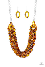 Load image into Gallery viewer, Paparazzi Comin In HAUTE - Brown Necklace
