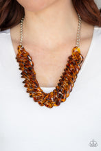 Load image into Gallery viewer, Paparazzi Comin In HAUTE - Brown Necklace
