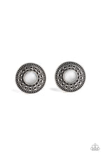 Load image into Gallery viewer, Paparazzi Fine Flora - White Earrings
