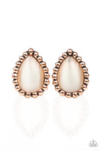 Load image into Gallery viewer, Paparazzi I Wanna GLOW - Copper Earrings
