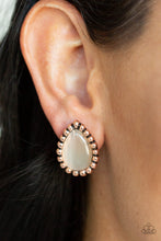 Load image into Gallery viewer, Paparazzi I Wanna GLOW - Copper Earrings
