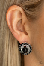 Load image into Gallery viewer, Paparazzi Floral Flamboyance - Black Earrings
