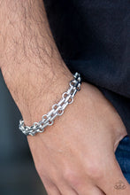 Load image into Gallery viewer, Paparazzi Urban Utility - Silver Men&#39;s Bracelet
