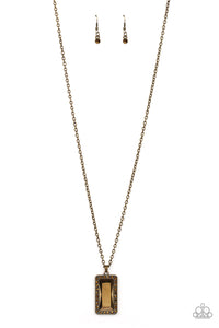 Paparazzi Bada BLING Bada Boom - Brass Necklace