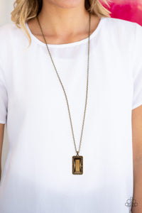 Paparazzi Bada BLING Bada Boom - Brass Necklace