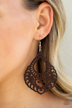 Load image into Gallery viewer, Paparazzi If You WOOD Be So Kind - Brown Earring
